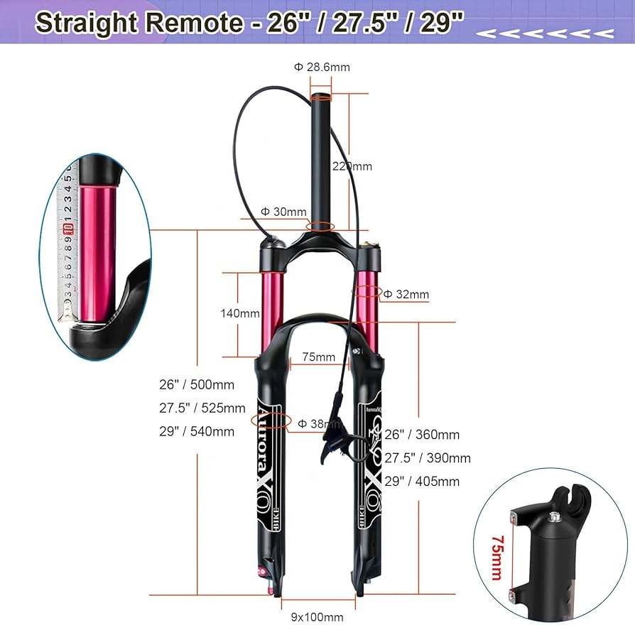 エアサスペンション 140mmトラベル Amazon.co.jp: MTBエアサスペンションフォーク、トラベル140mm
